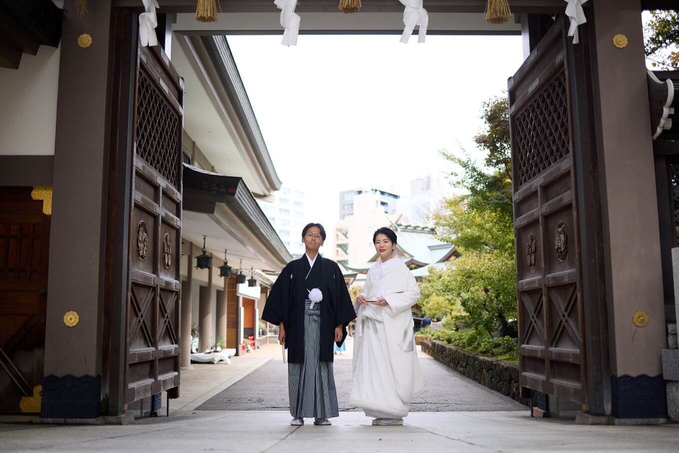 湯島天満宮で挙げられたお客様の結婚式写真