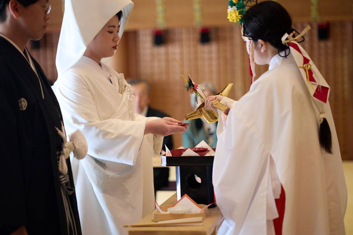 湯島天満宮で挙げられたお客様の結婚式写真