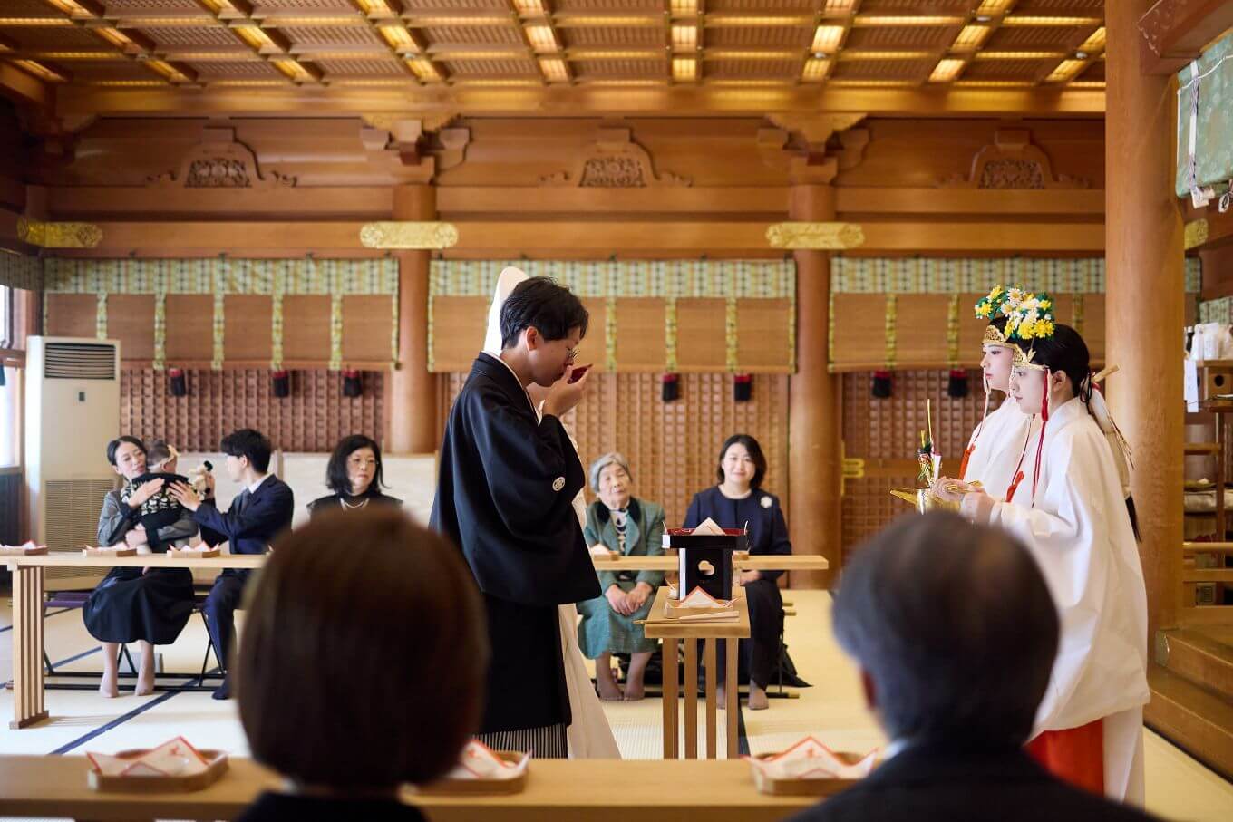 湯島天満宮で挙げられたお客様の結婚式写真