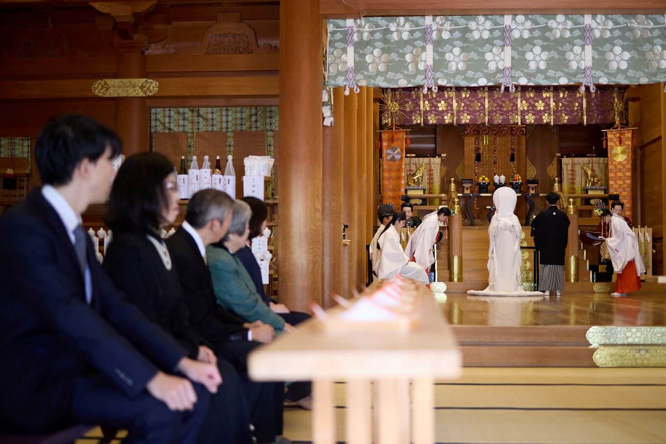 湯島天満宮で挙げられたお客様の結婚式写真