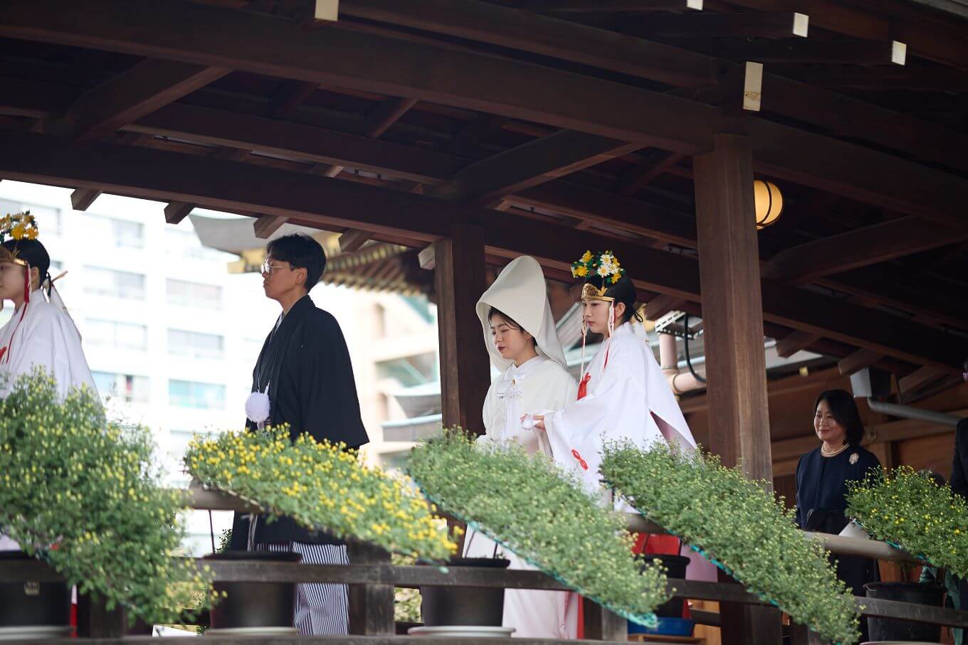 湯島天満宮で挙げられたお客様の結婚式写真