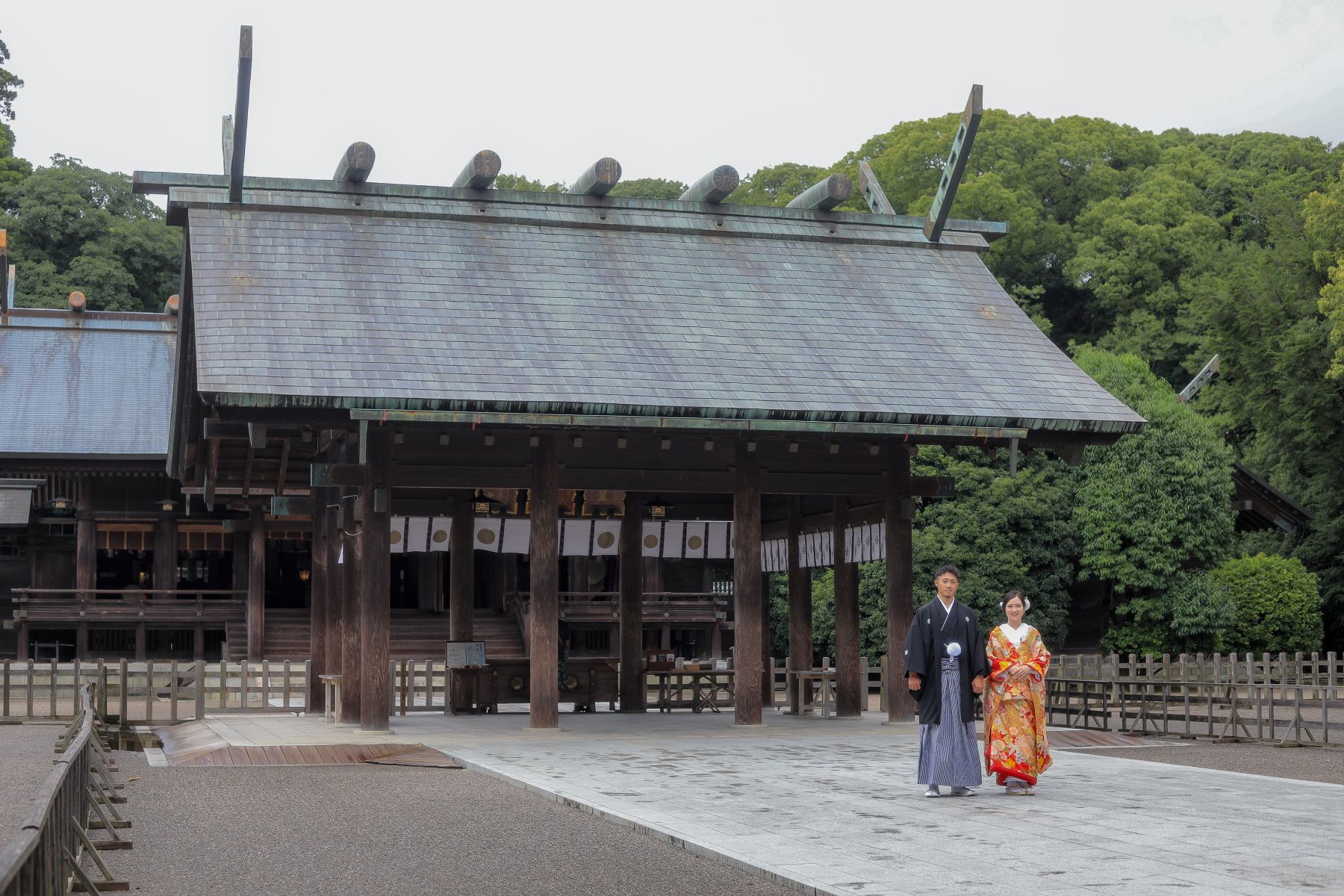 本殿との写真
