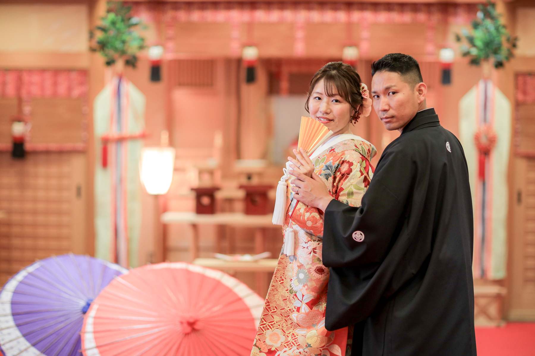 寄り添うお2人