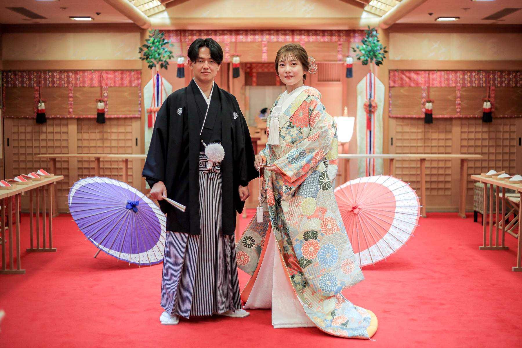 色打掛全身写真