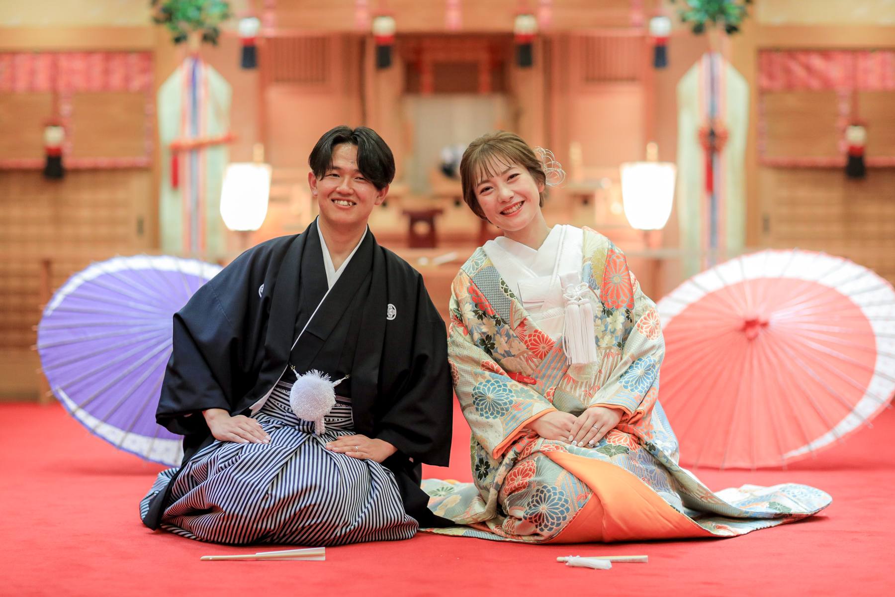 寄り添い合うお2人