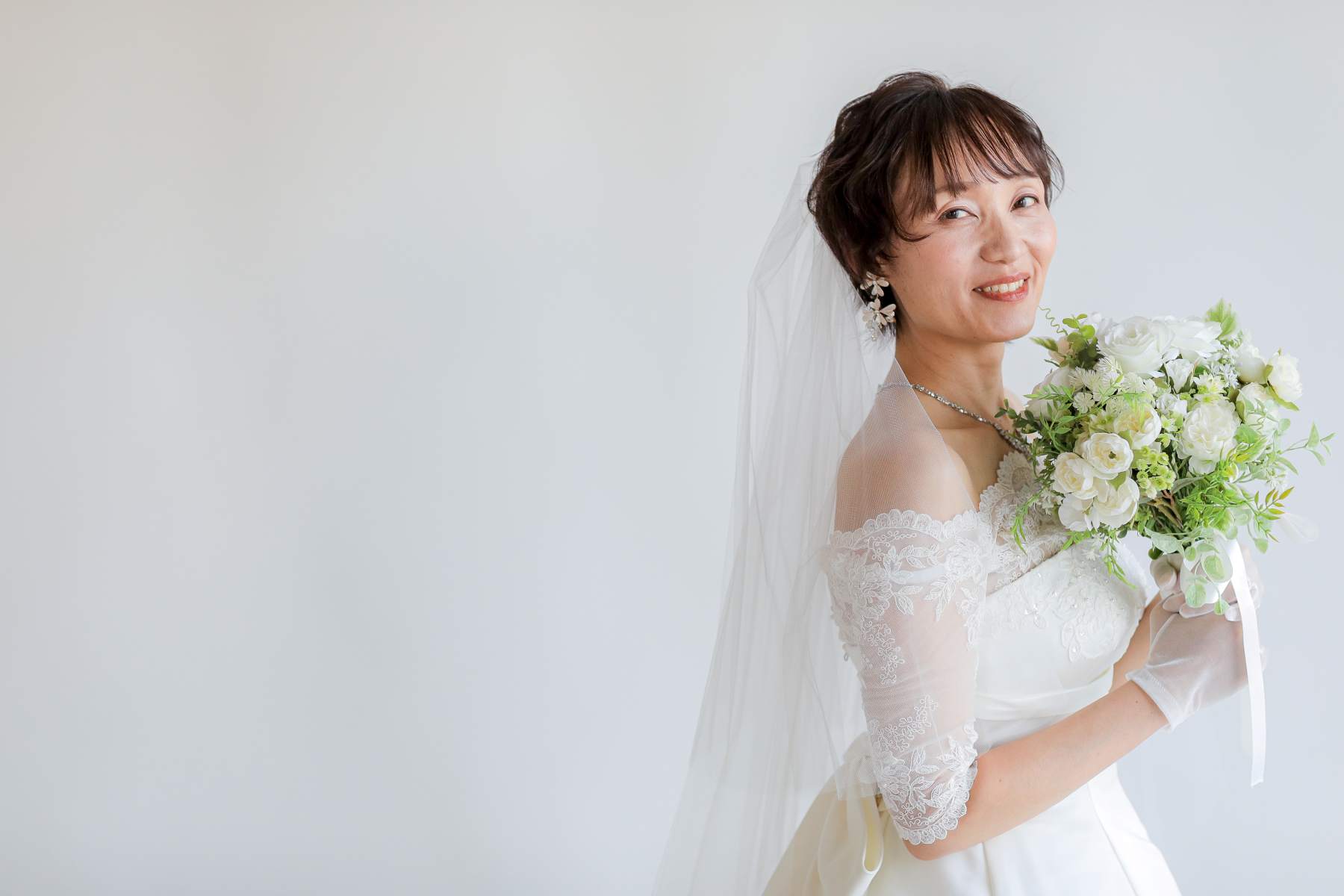 新婦ソロショット
