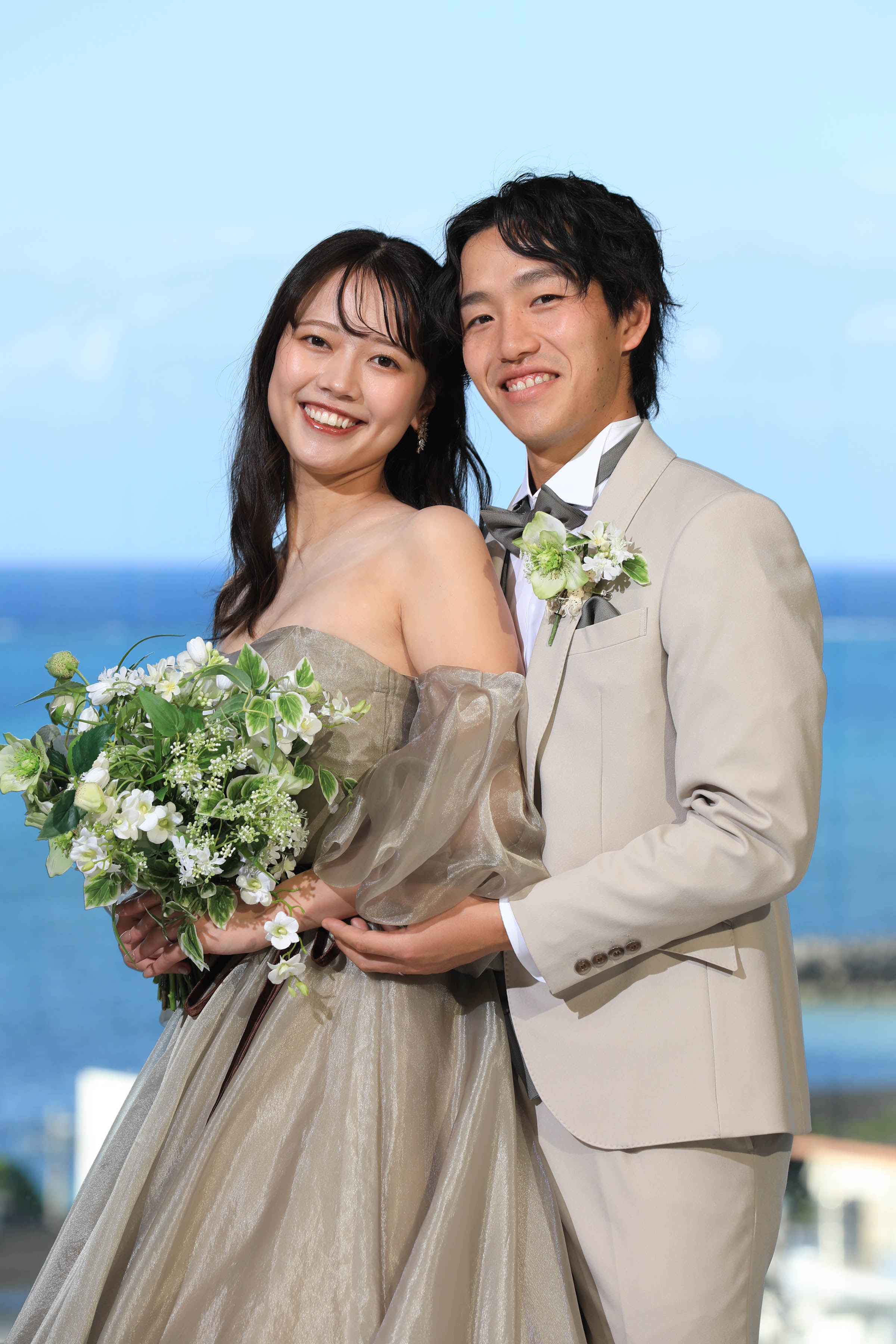海の見えるチャペルで沖縄ウェデングフォト