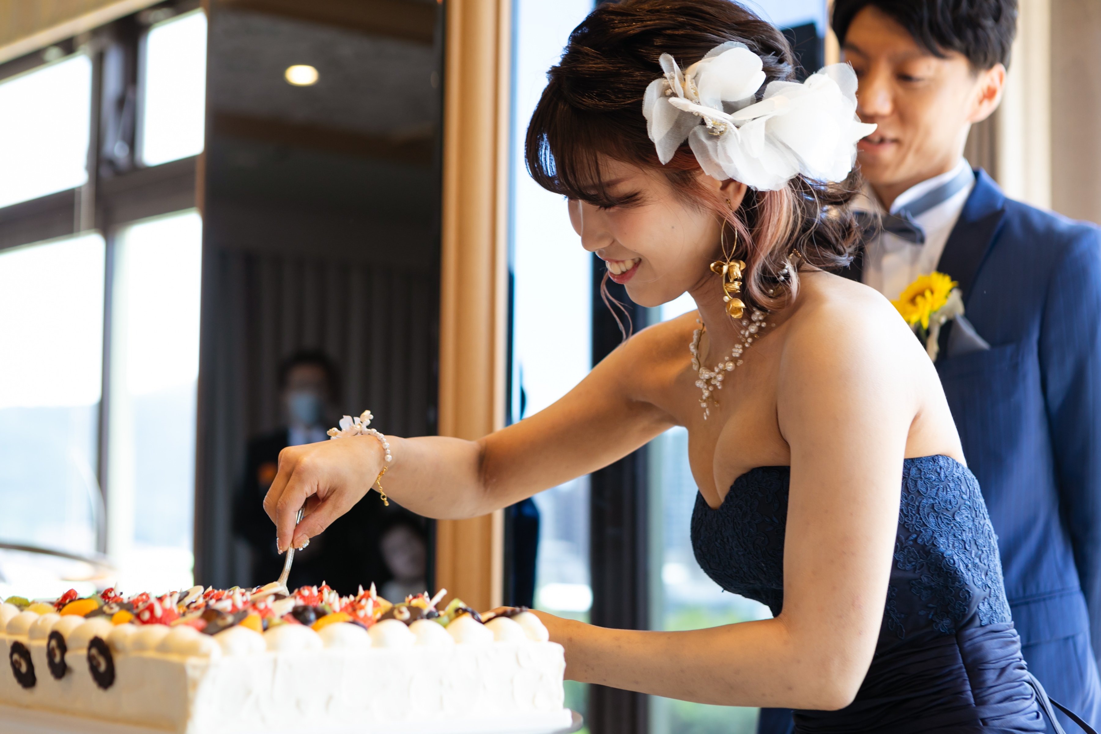 プラザホテルで挙げられたお客様の結婚式写真