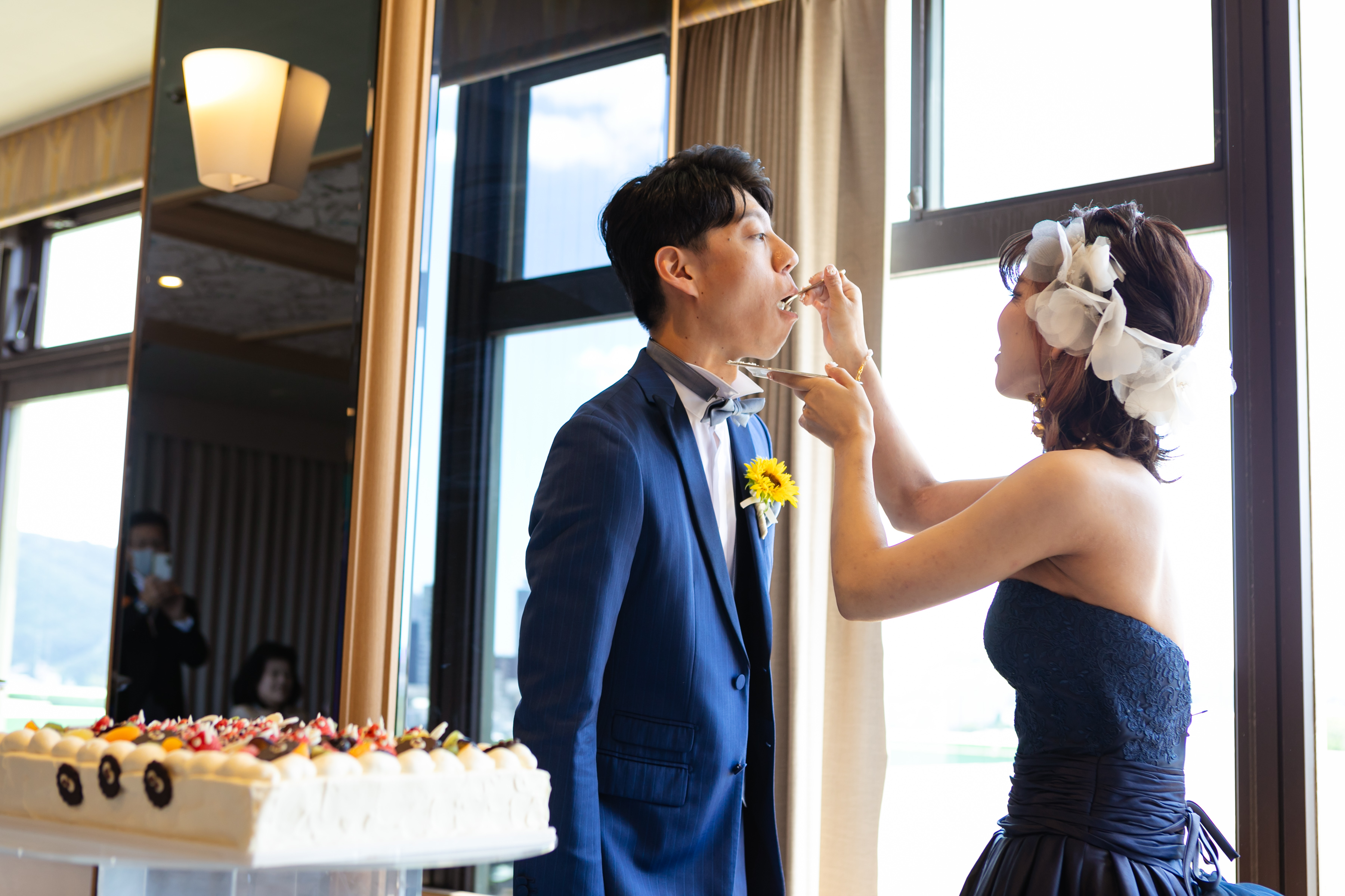 プラザホテルで挙げられたお客様の結婚式写真