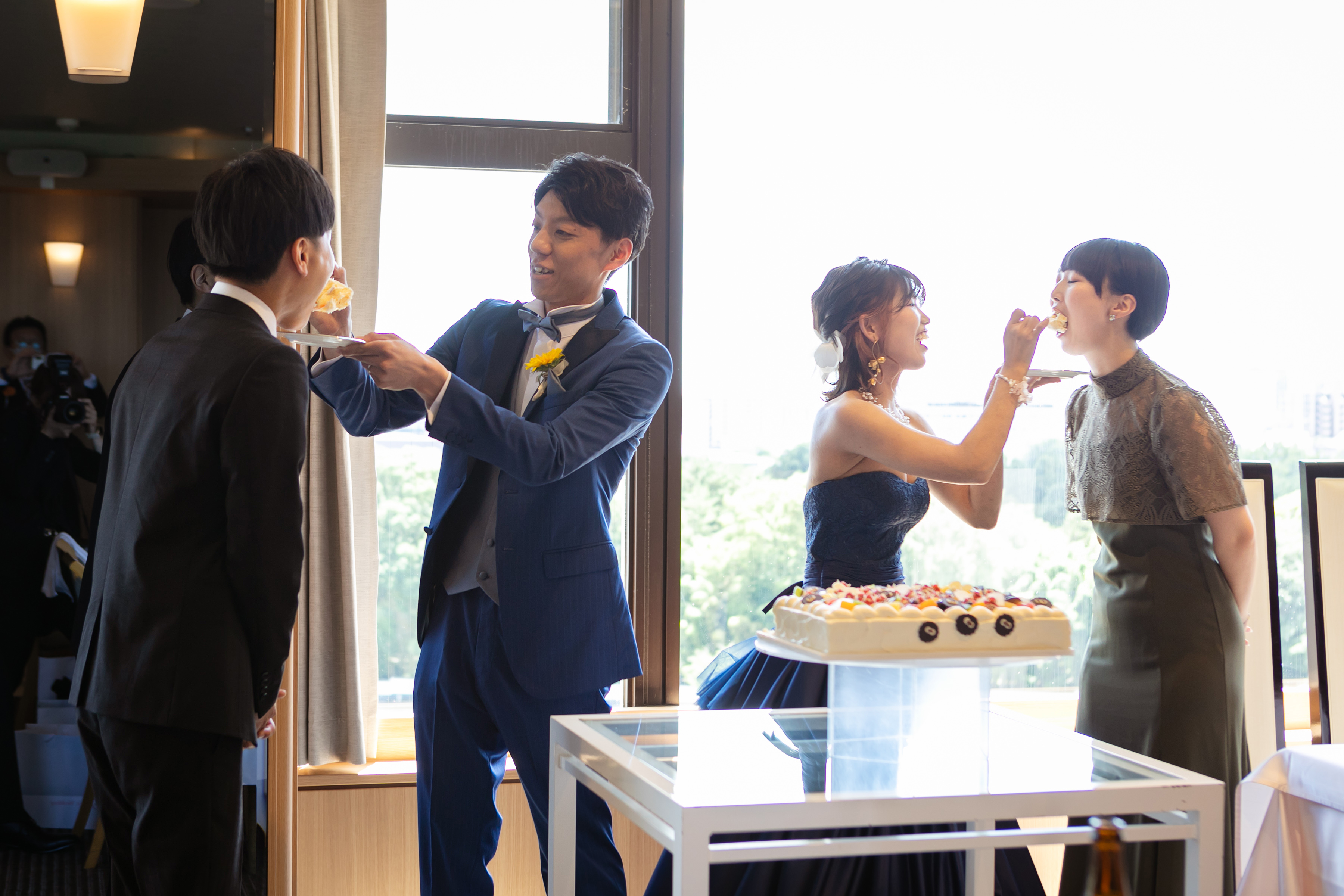 プラザホテルで挙げられたお客様の結婚式写真