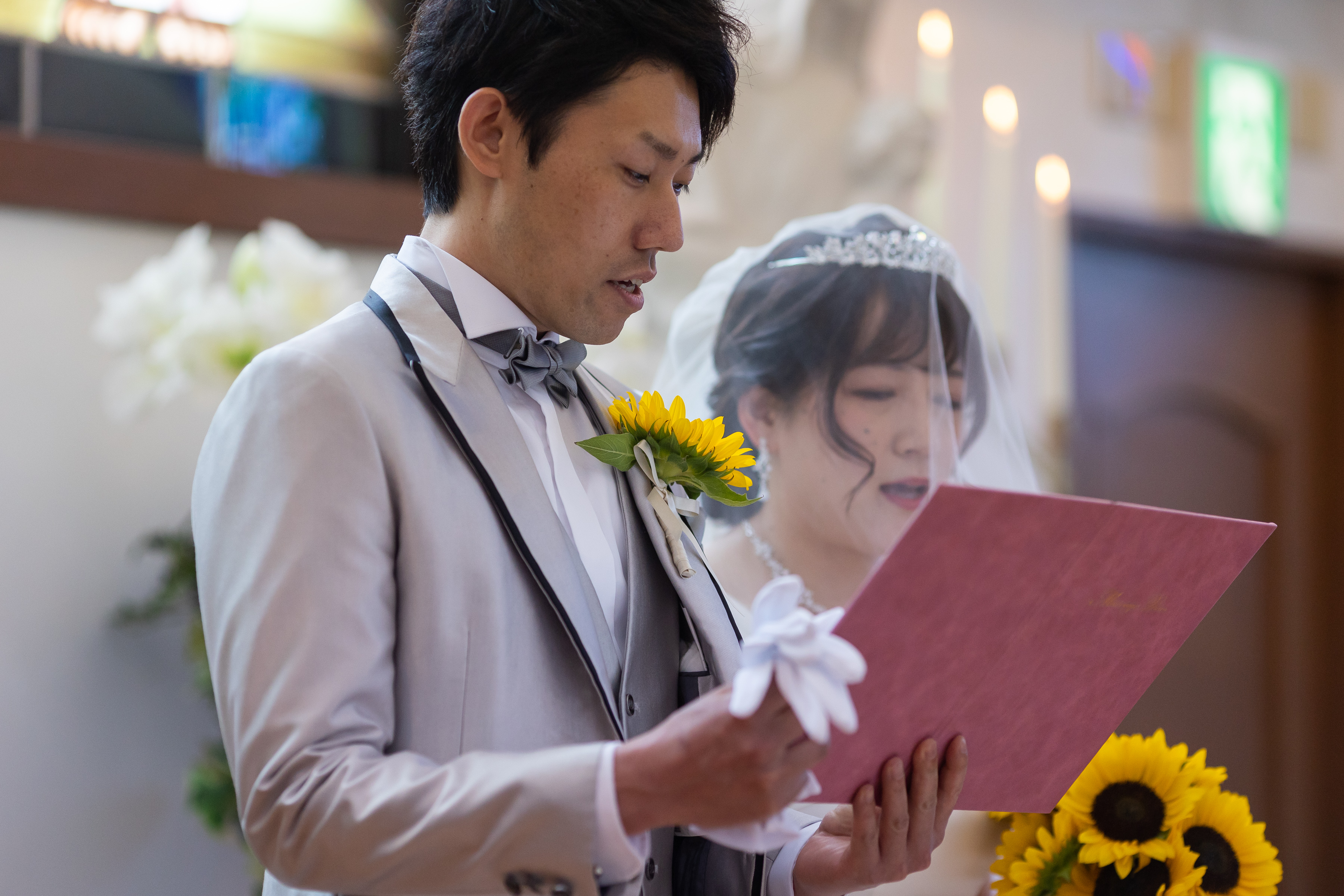 プラザホテルで挙げられたお客様の結婚式写真