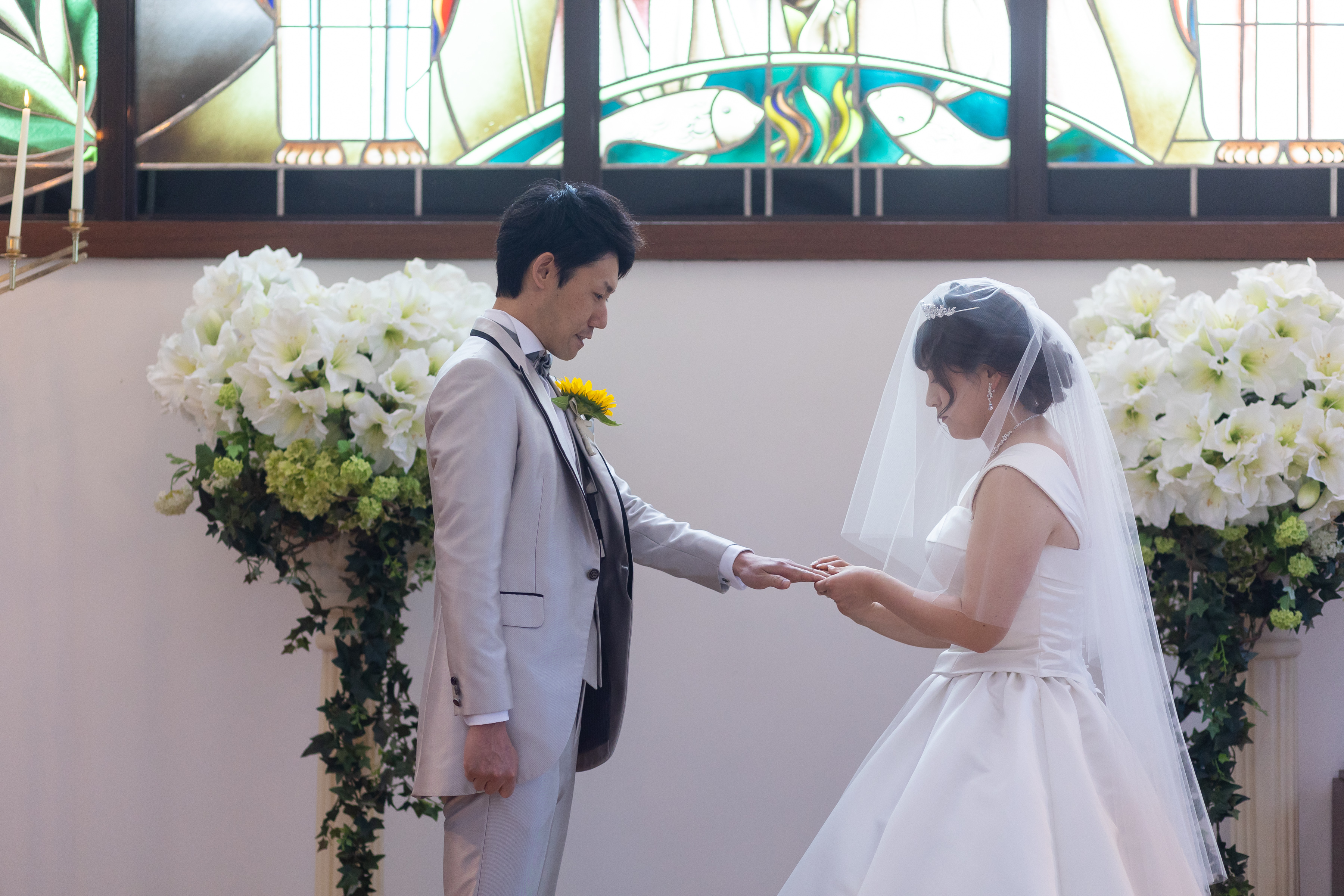 プラザホテルで挙げられたお客様の結婚式写真