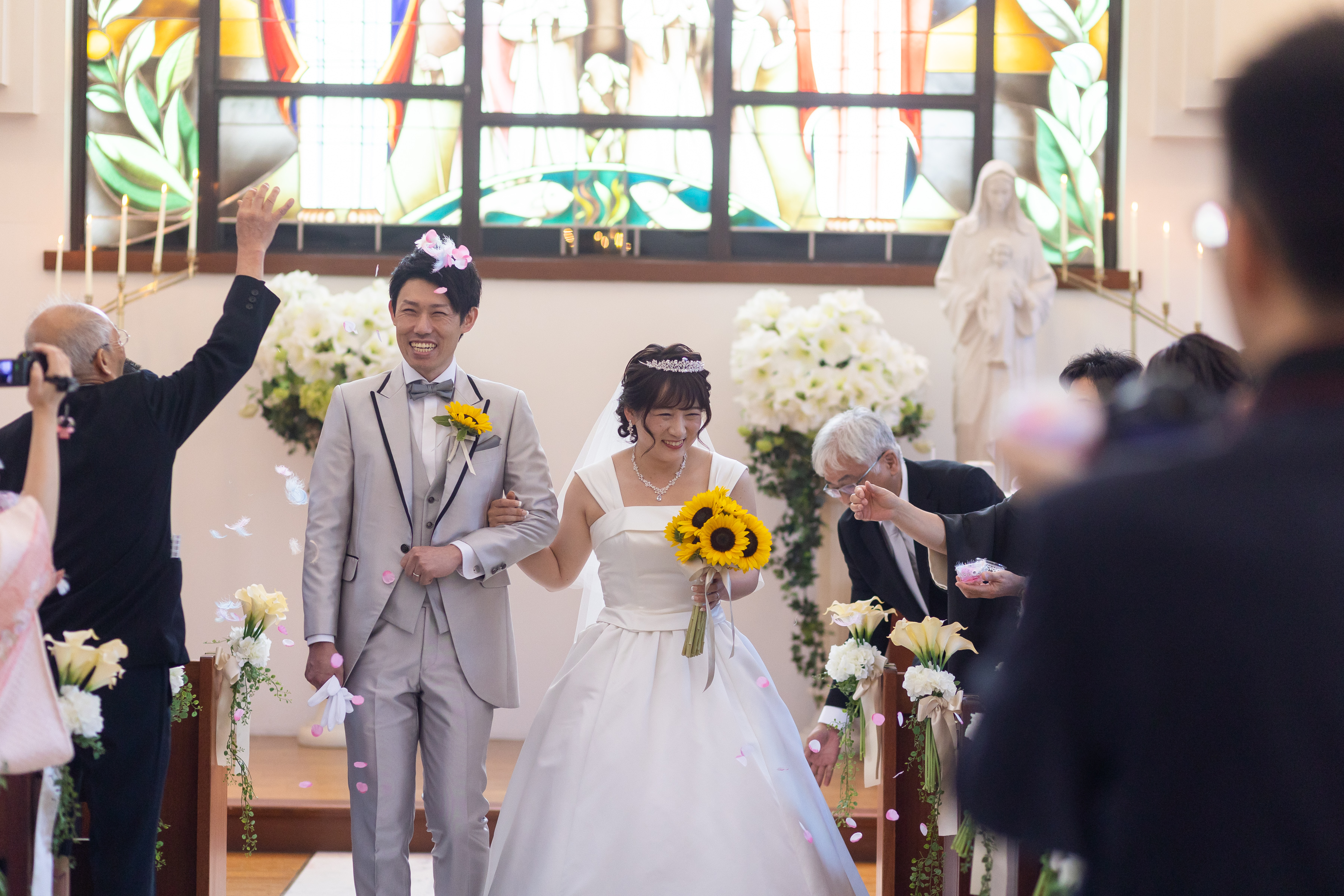プラザホテルで挙げられたお客様の結婚式写真