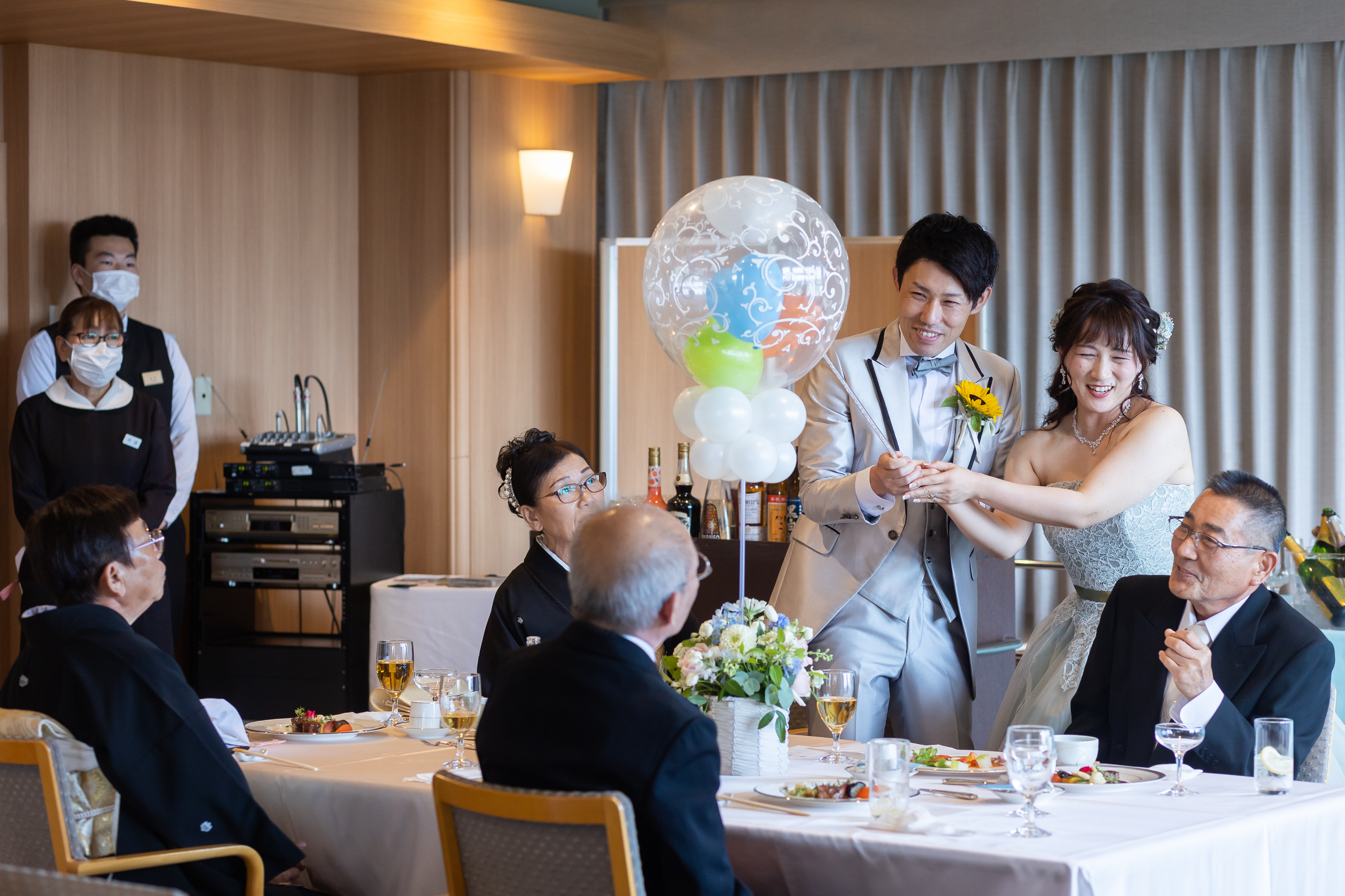 プラザホテルで挙げられたお客様の結婚式写真