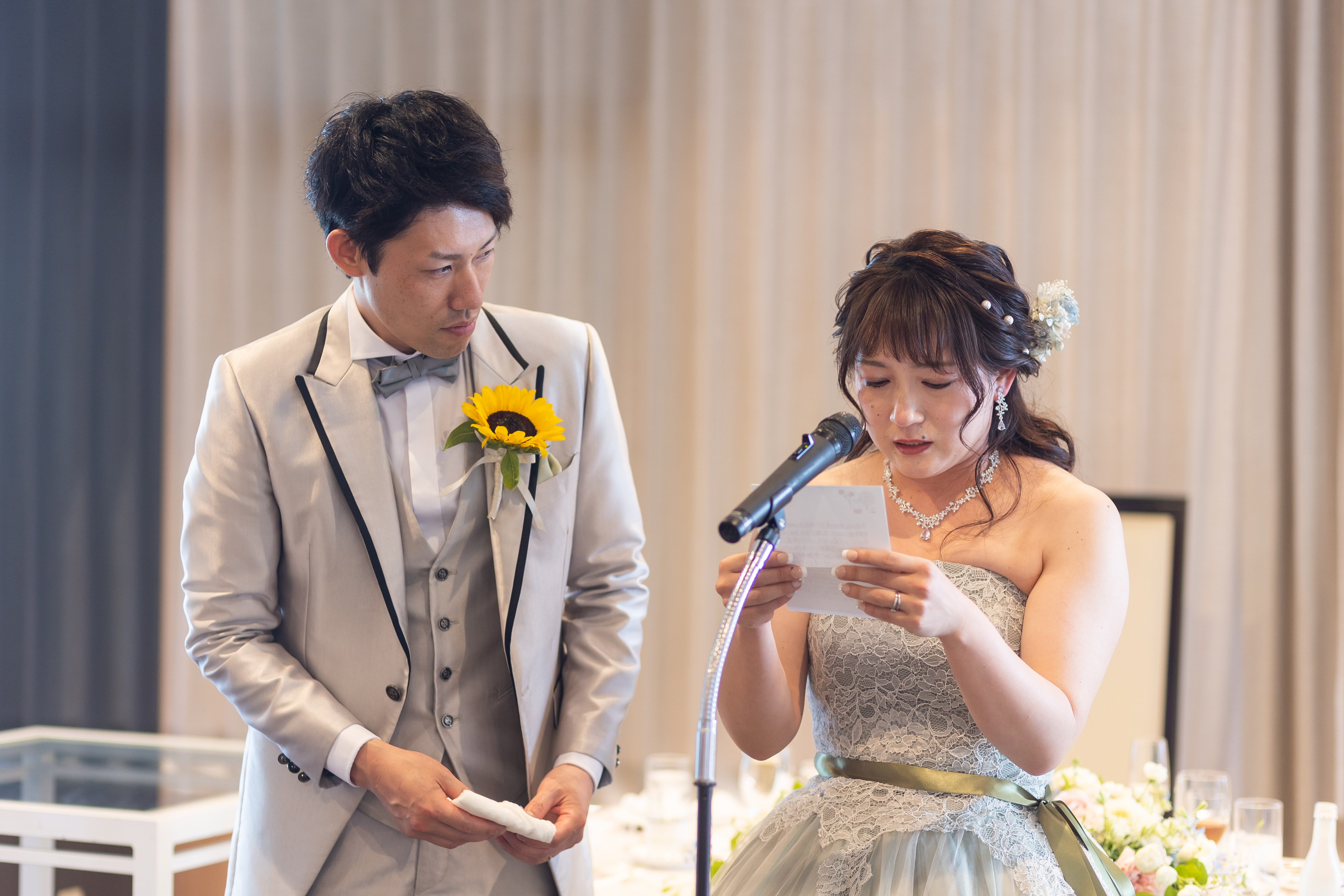 プラザホテルで挙げられたお客様の結婚式写真