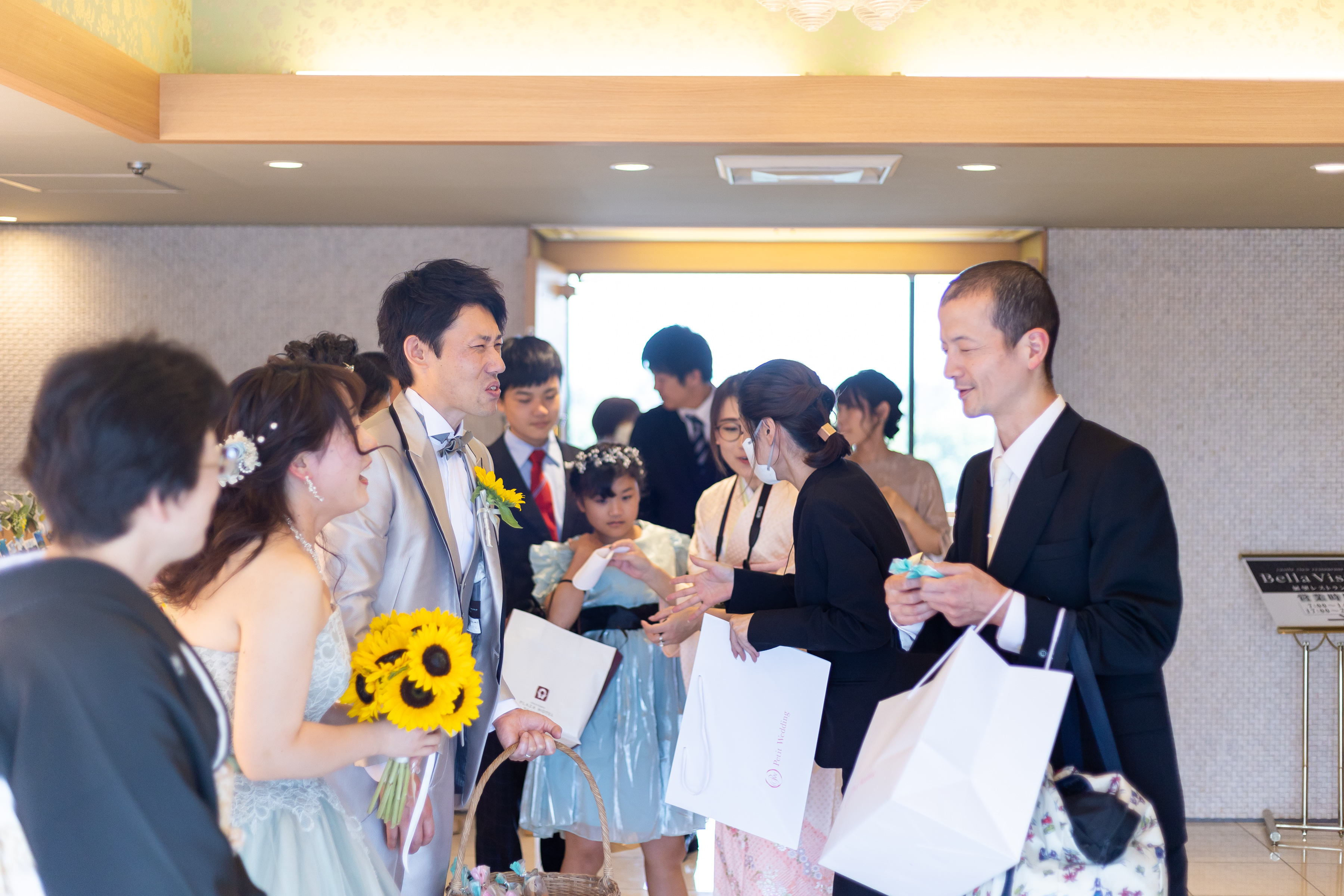 プラザホテルで挙げられたお客様の結婚式写真