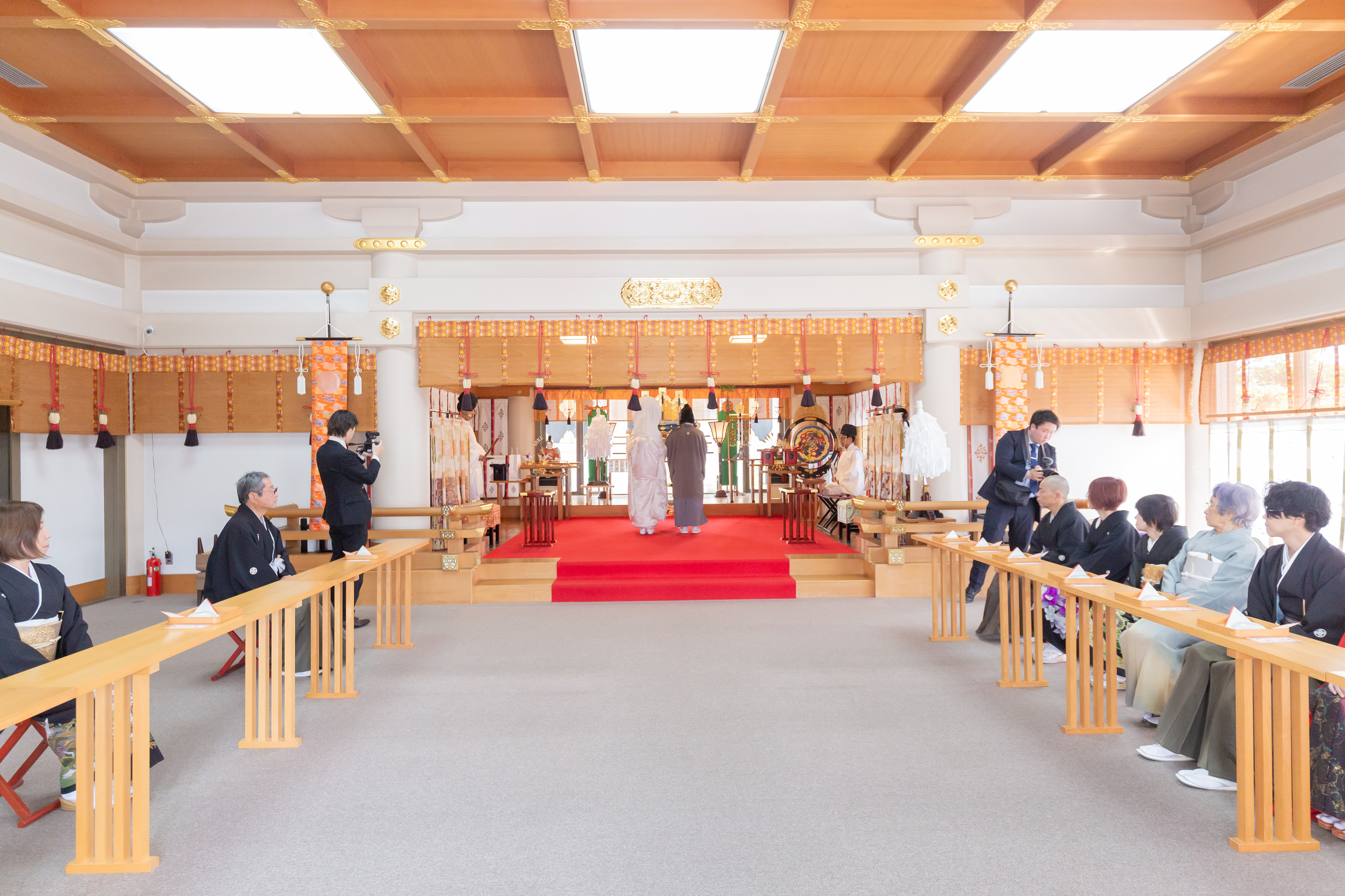 岡山神社で挙げられたお客様の結婚式写真