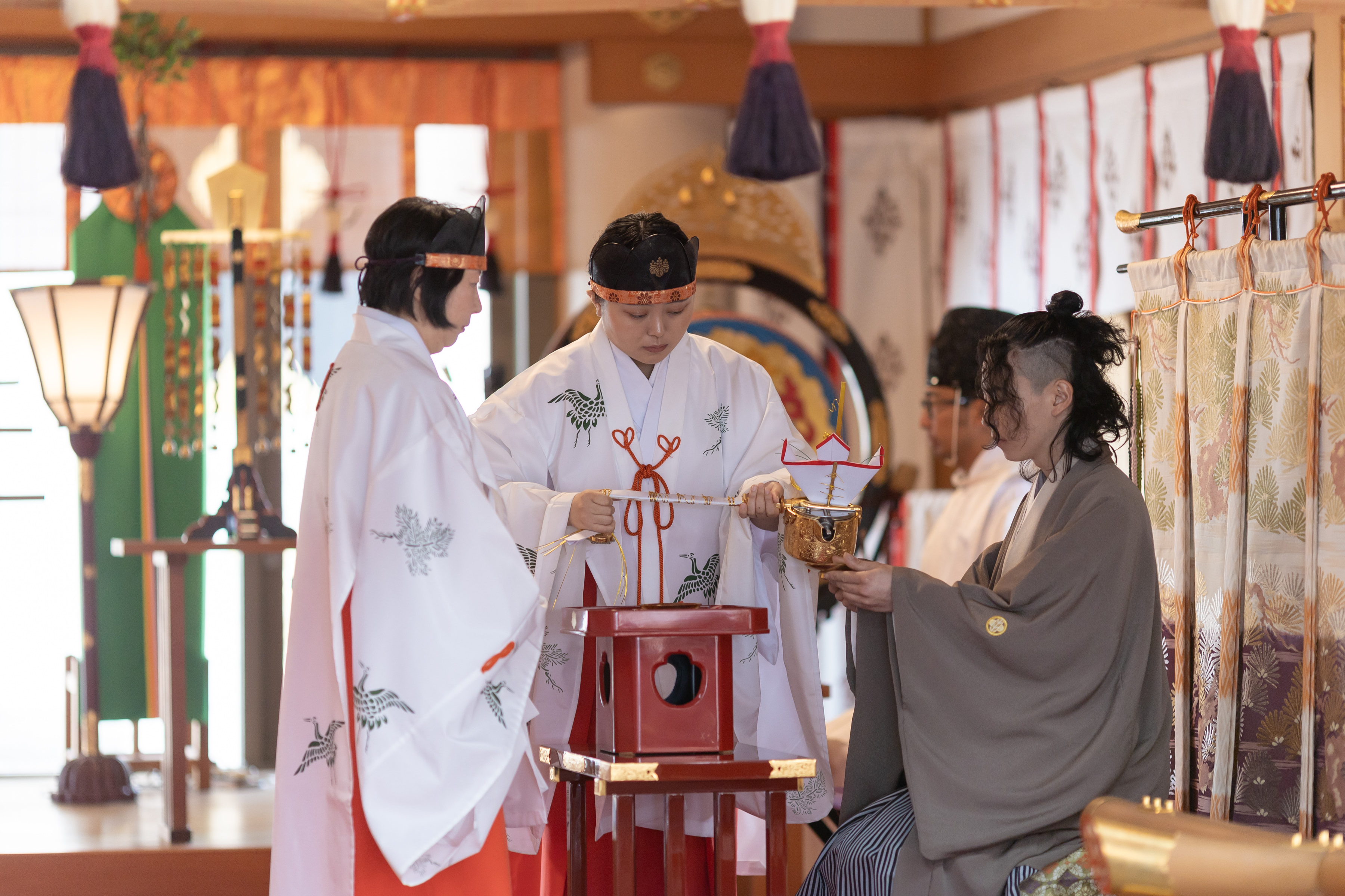 岡山神社で挙げられたお客様の結婚式写真