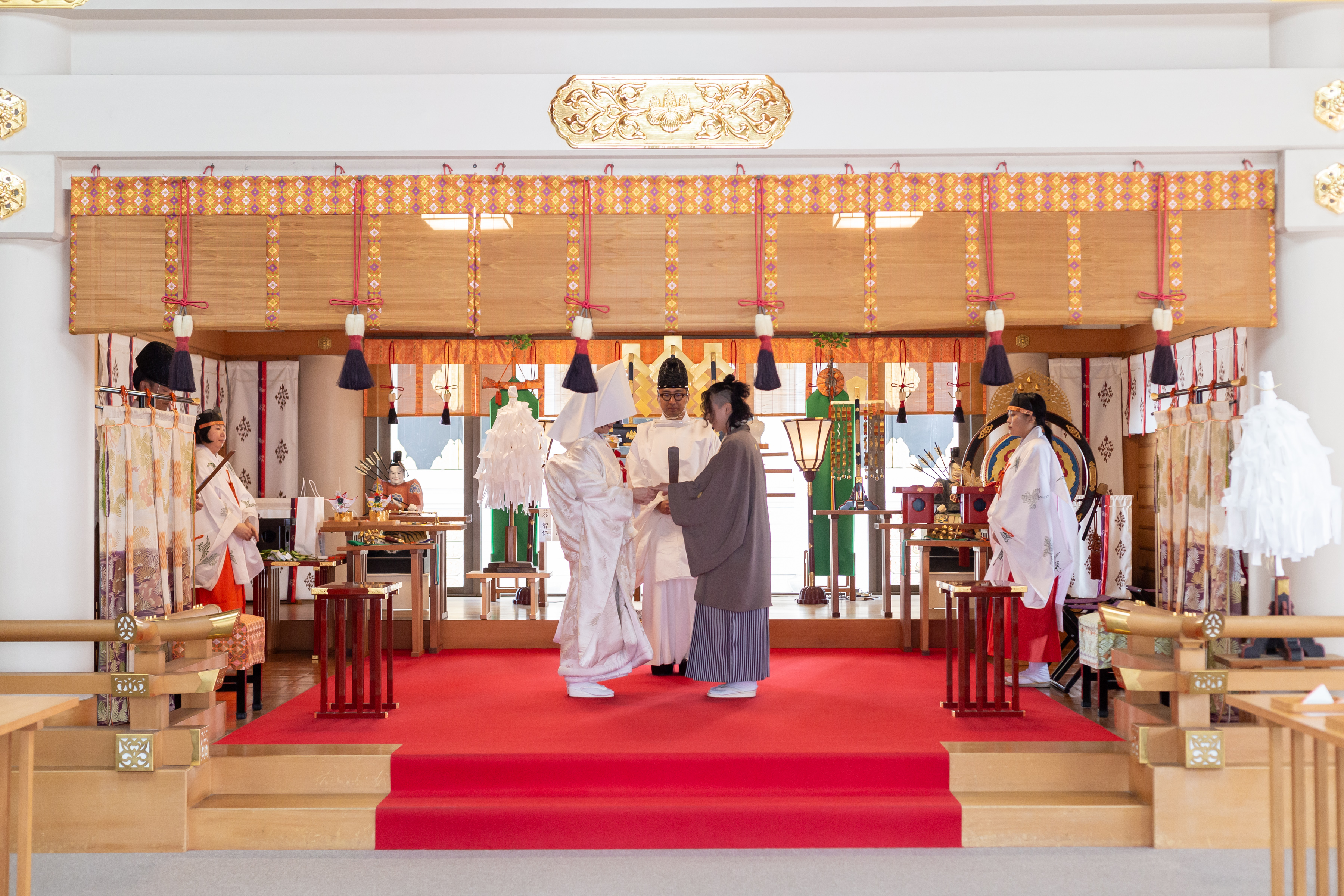 岡山神社で挙げられたお客様の結婚式写真
