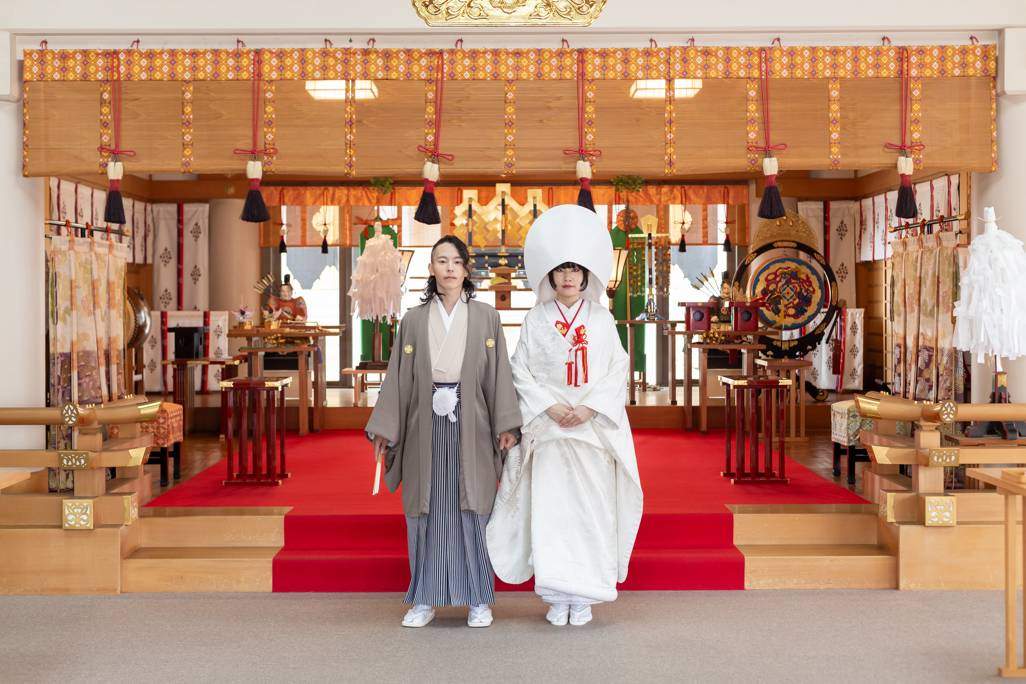 岡山神社で挙げられたお客様の結婚式写真