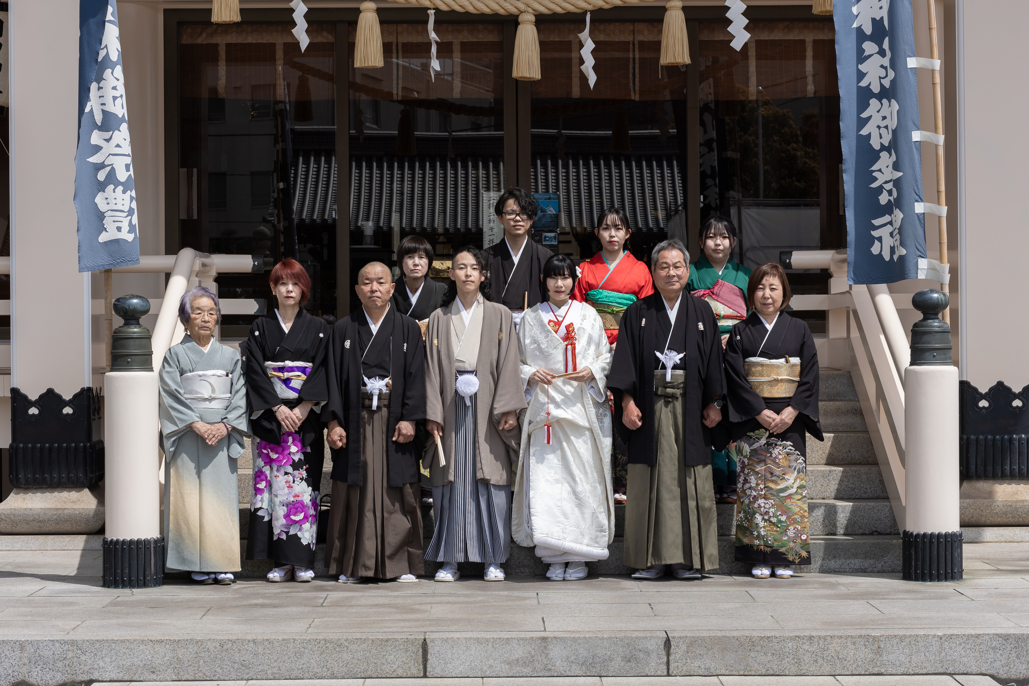 岡山神社で挙げられたお客様の結婚式写真