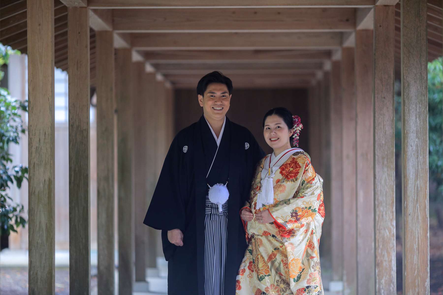 寄り添い合うお2人