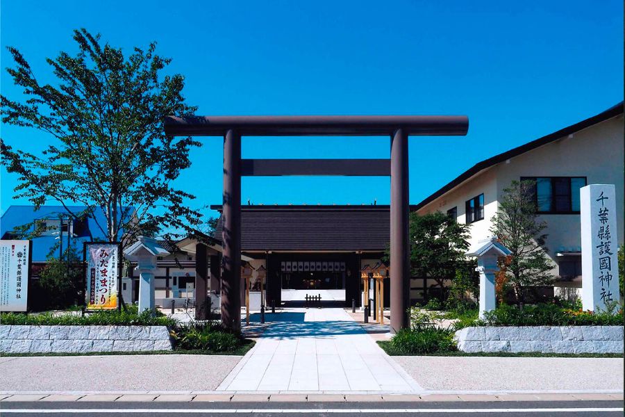 3年前に移転したばかりの新設神社