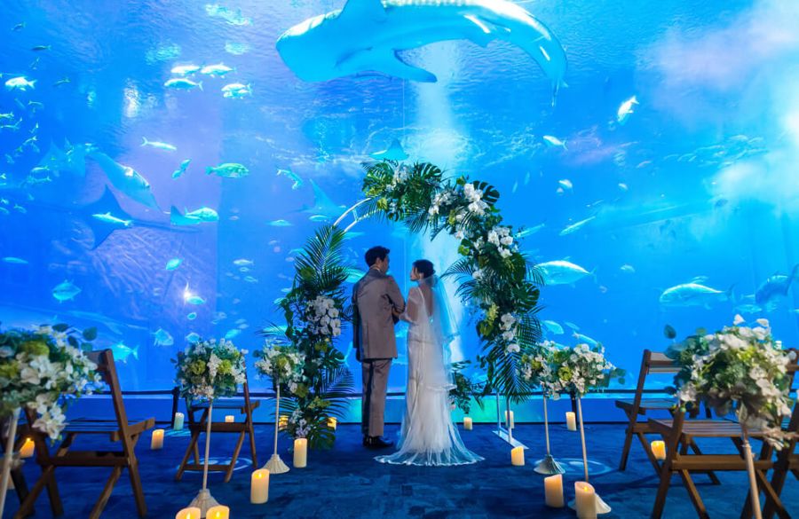 完全貸切 × 人前式の自由度。ふたりだけの世界観をそのまま形にできる