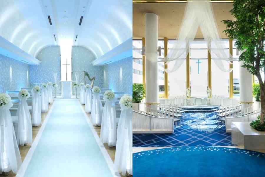 お好みの2種類から選べるチャペル