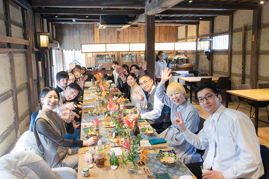 300年の歴史ある文化財レストランで、親しい人だけと大切な時間を過ごす1日1組貸切ウエディング。