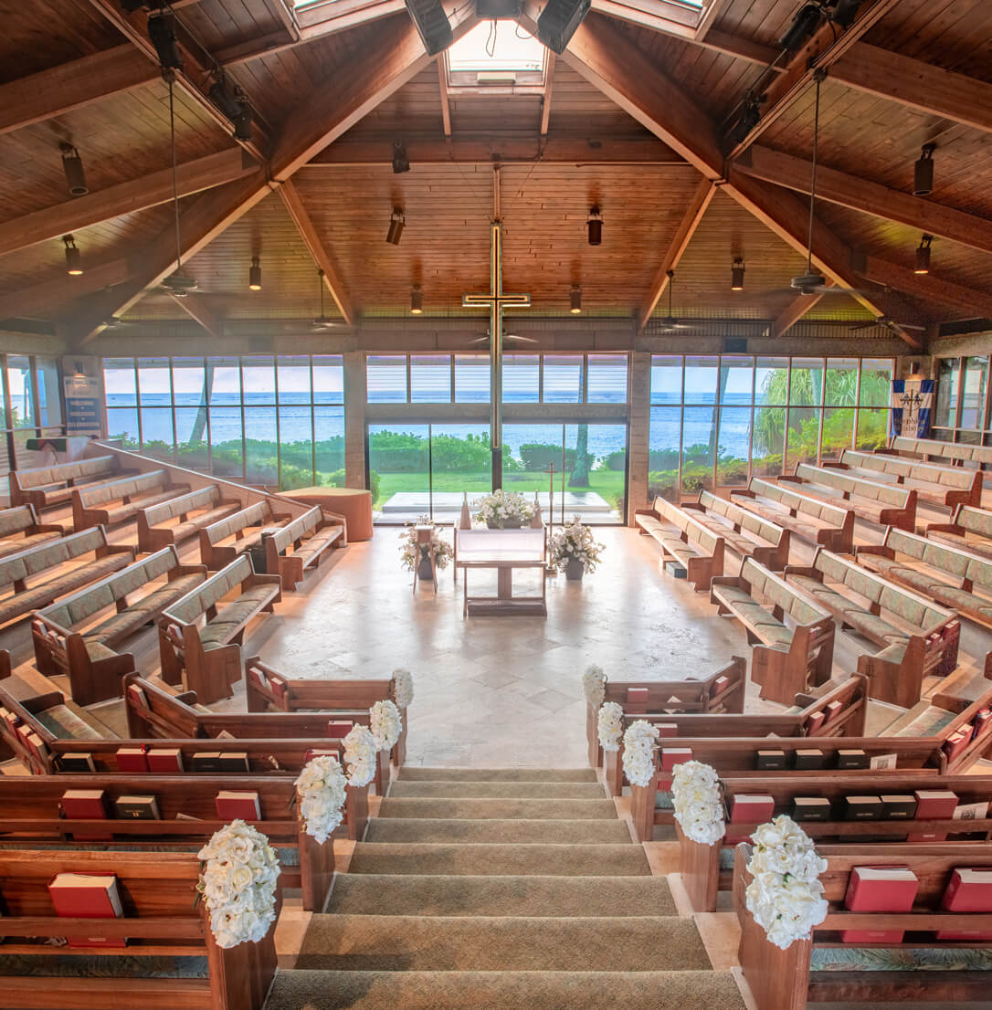 ハワイウェディング（キャルバリー・バイ・ザ・シー教会）