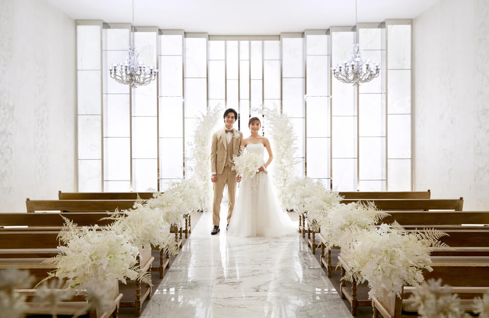 小さな結婚式 大阪ハービスENTチャペル