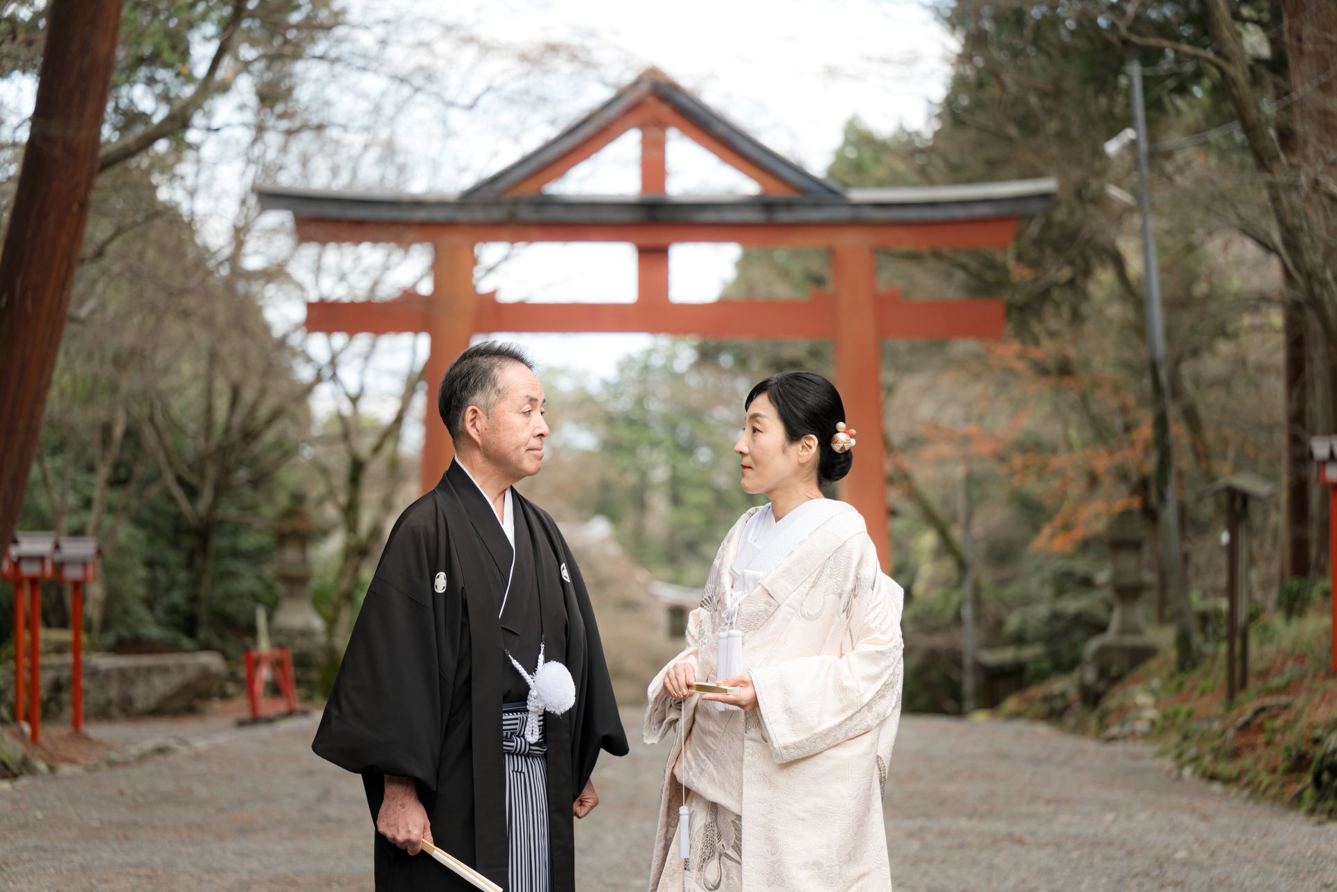 【1日1組・ゆったりとした特別感ある挙式枠】神職の丁寧なサポートや、落ち着いた控室での準備など、慌ただしさがなくゆっくり過ごせる点が人気です。