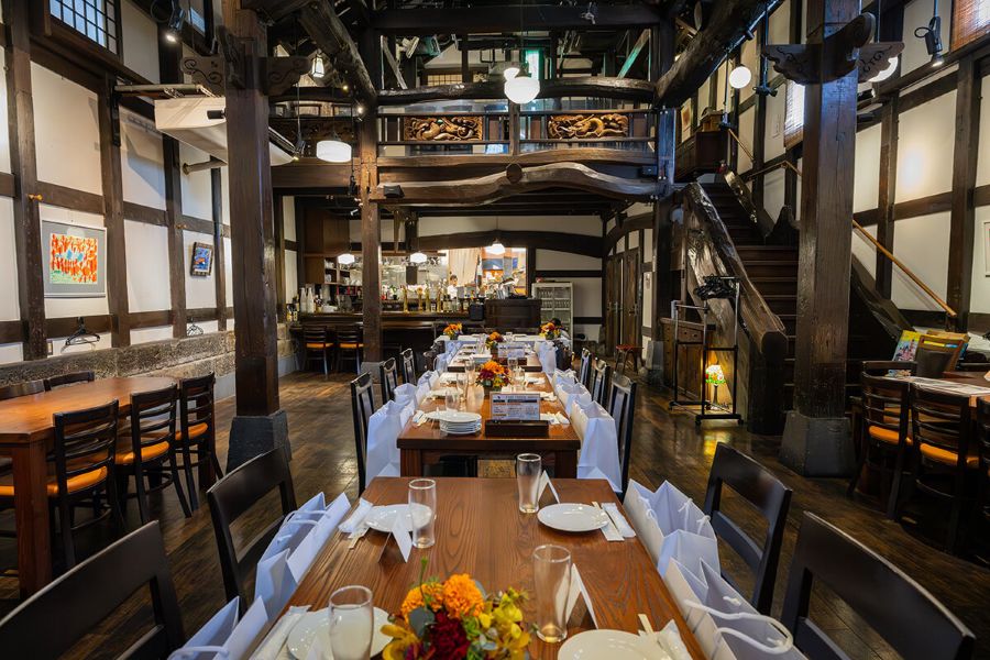 壱之倉庫は地元でも人気のビアレストラン。