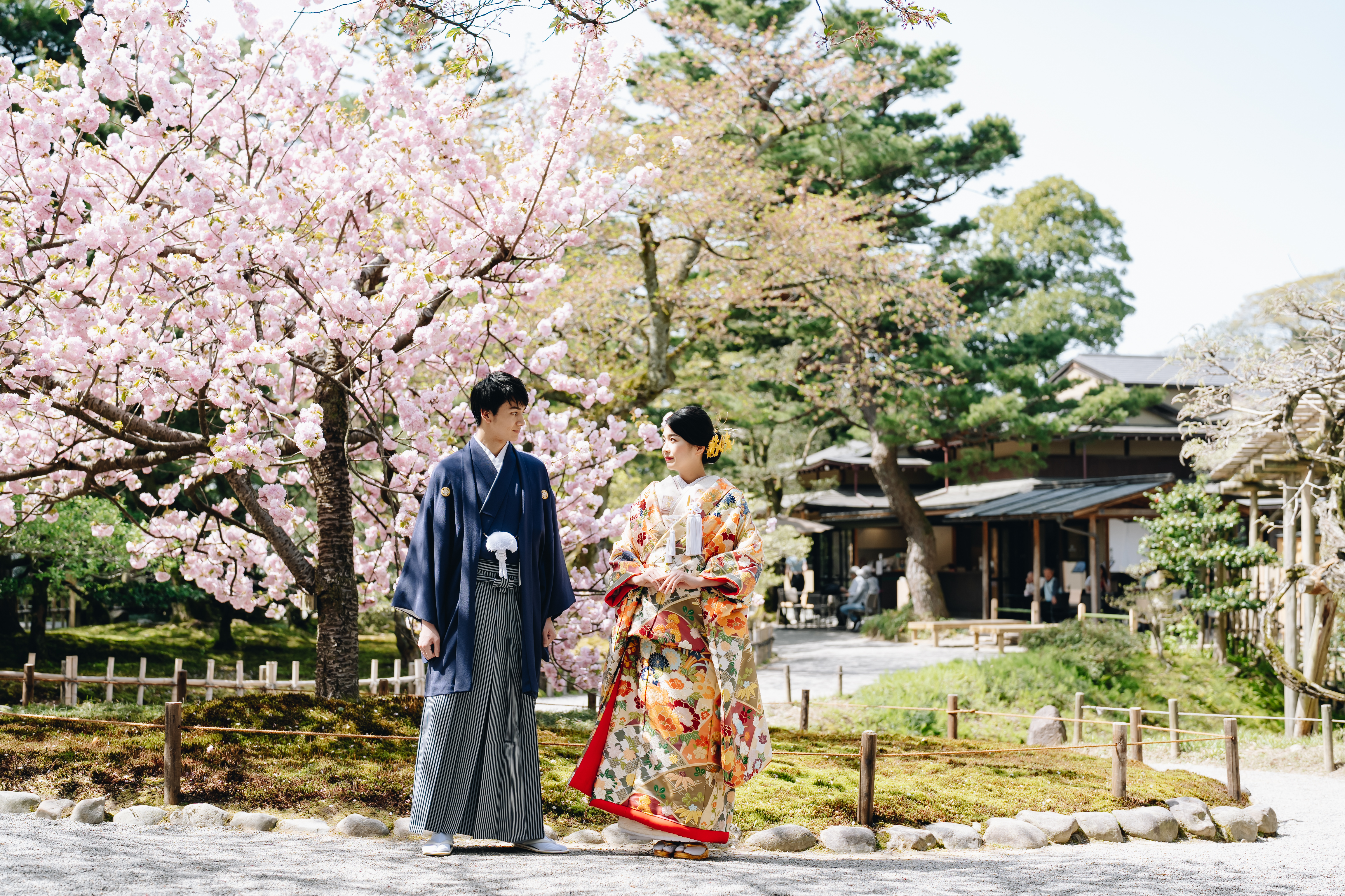 兼六園ロケーション撮影や挙式後の会食会ものアクセスもいい