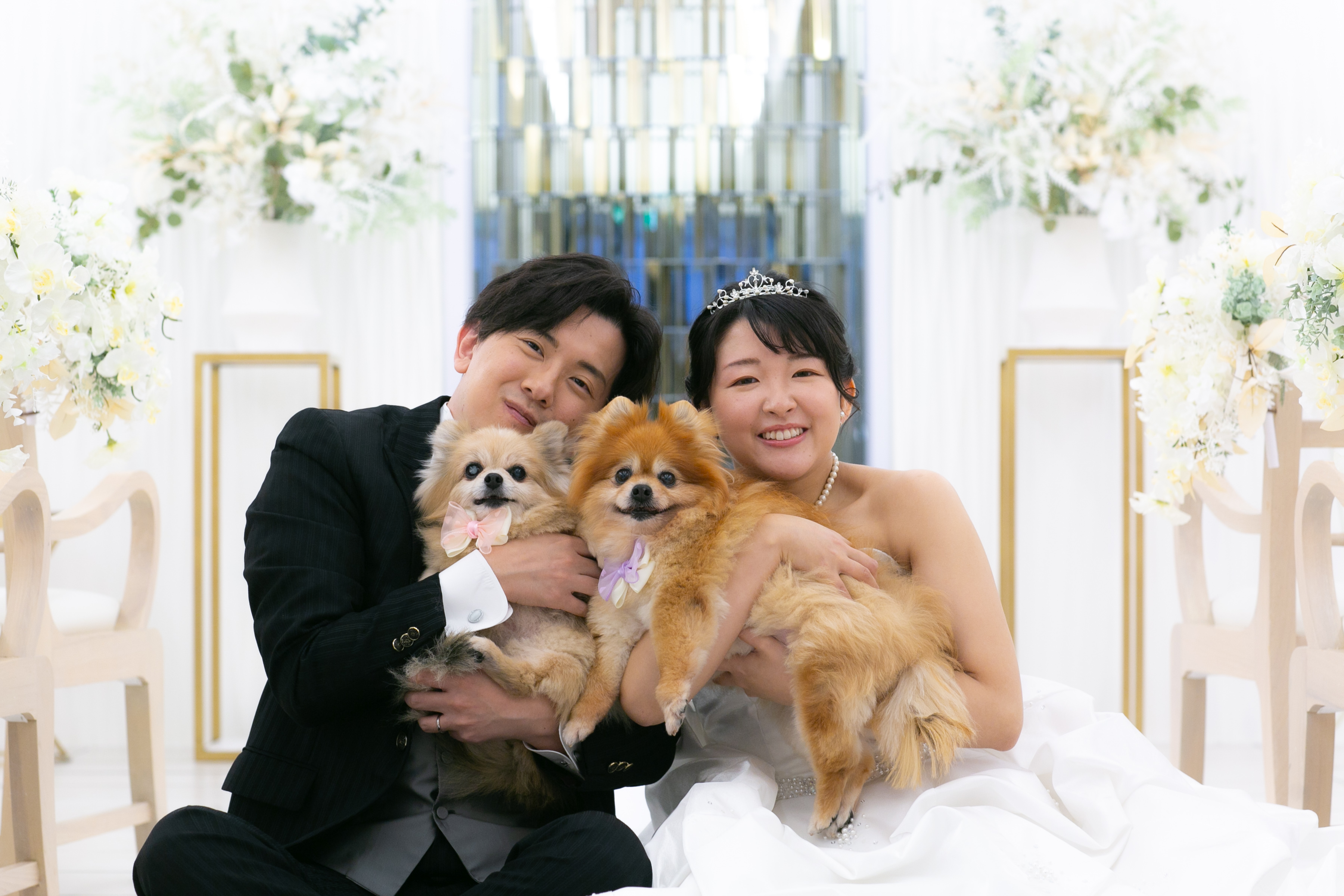 【ペットの参加大歓迎】愛犬や愛猫と一緒に、リングドッグや証人手形など、アットホームな演出が叶います♪