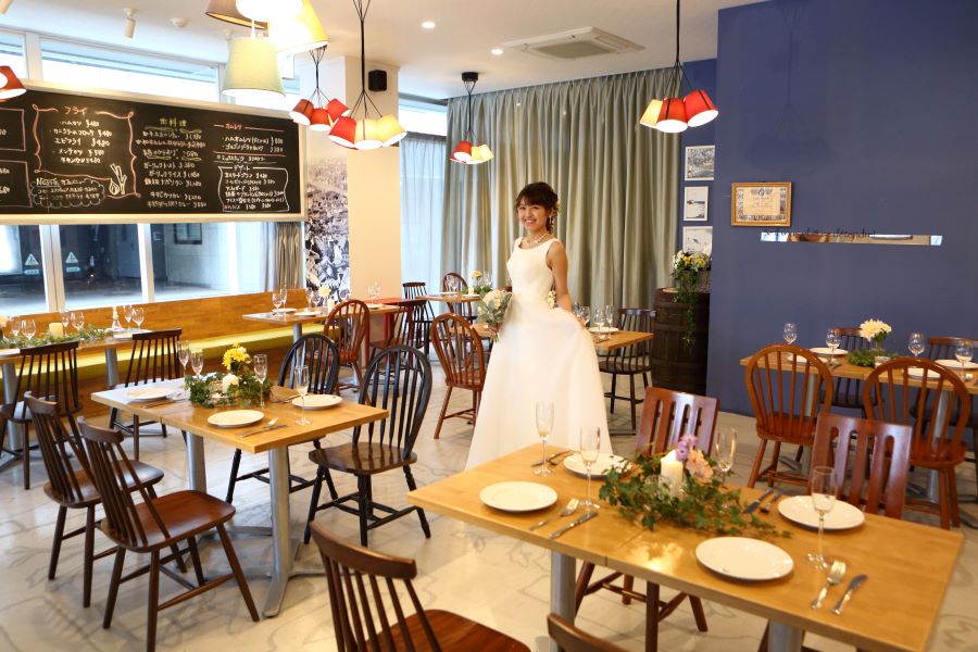 お食事はもちろん、自然体で想いを伝えられる宴内人前式にぴったりの会場です。