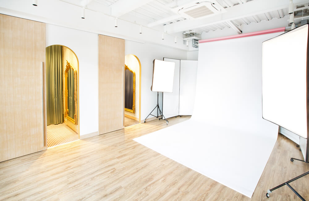 サロン内のスタジオ