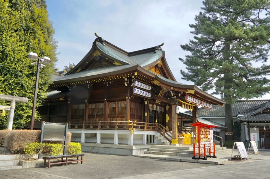 住宅街の中にありながら、中野沼袋氷川神社の境内は緑が多く、静かな雰囲気に包まれています。参道を歩くと都会の喧騒を忘れるような落ち着いた空気が広がり、心を整えたいときにもおすすめの癒しスポットです。