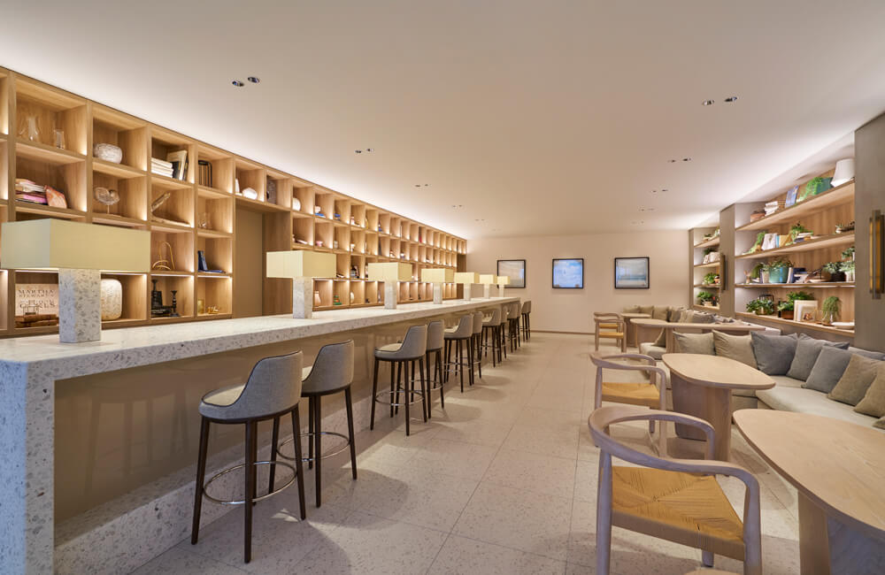 お台場サロンの相談カウンター