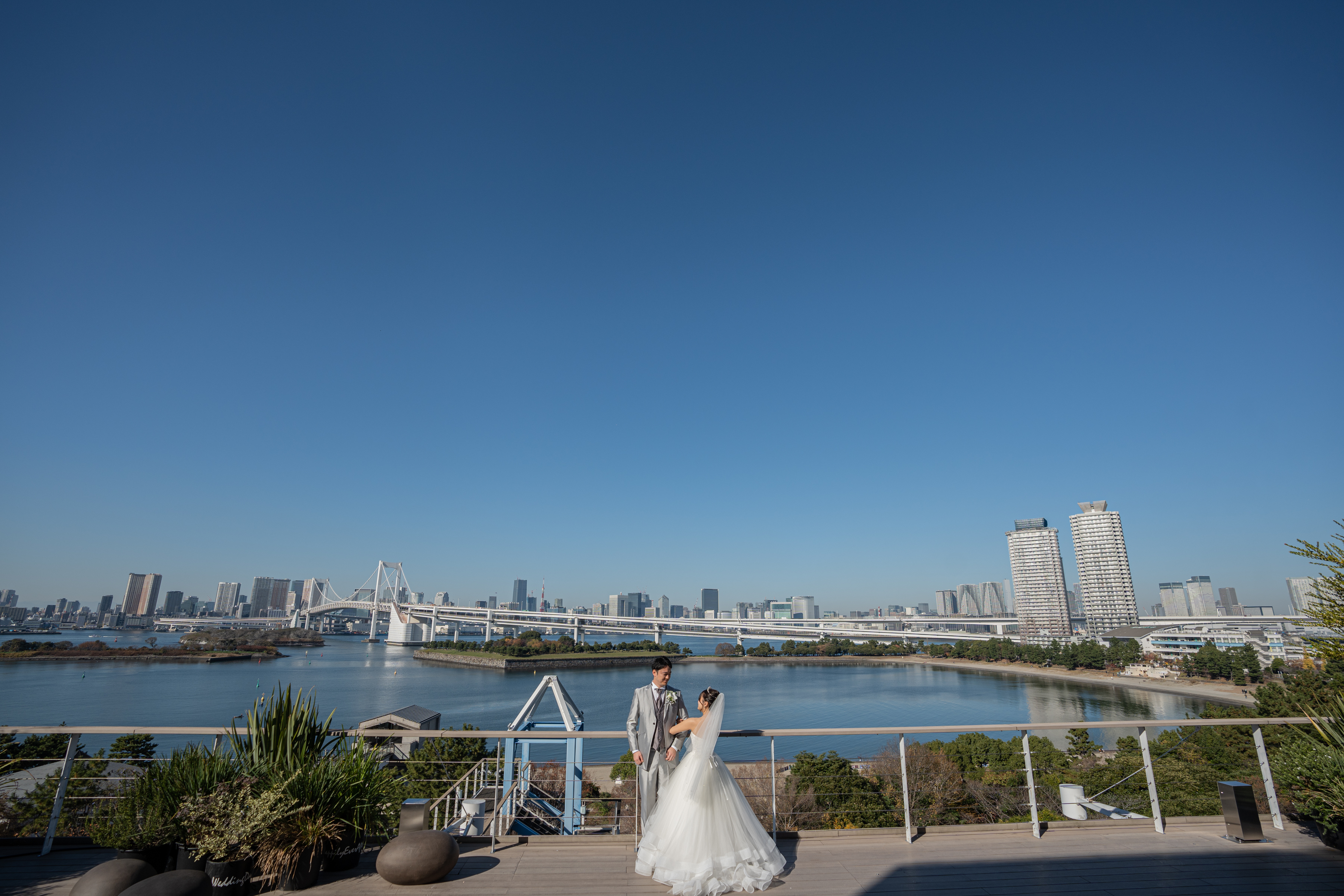 抜群のロケーションで、お台場ならではの写真を残せます！！