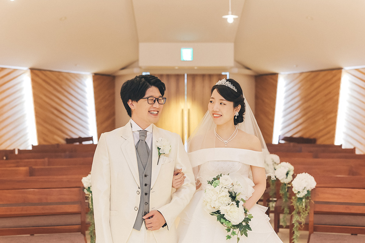 憧れのチャペルでおふたりらしいフォトウェディング