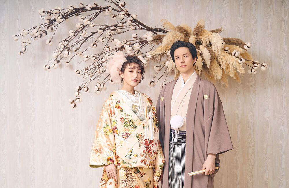 和装で撮影