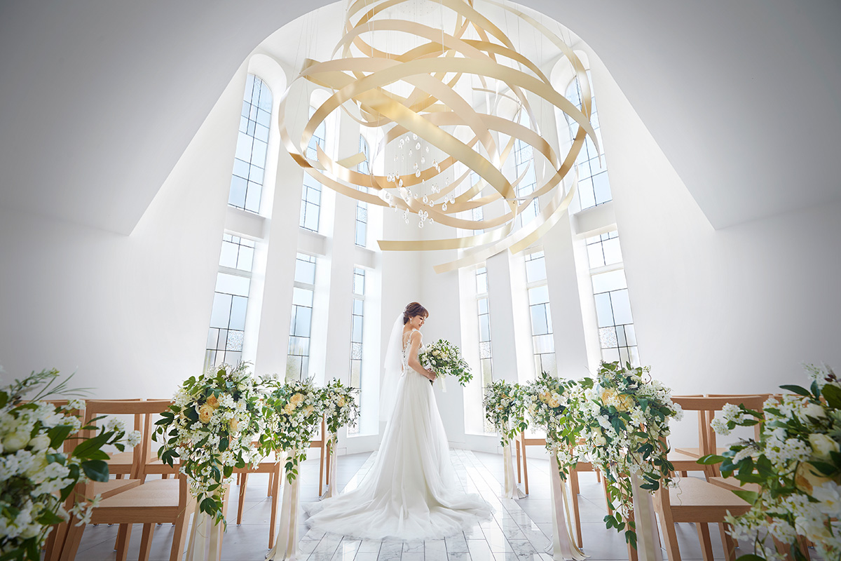 自然光たっぷりのナチュラルフォトウェディング