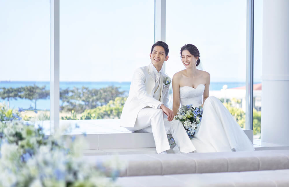 小さな結婚式 沖縄サザンビーチチャペル(シーシェルブルー)