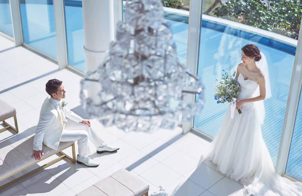 小さな結婚式 沖縄サザンビーチチャペル(シーシェルブルー)