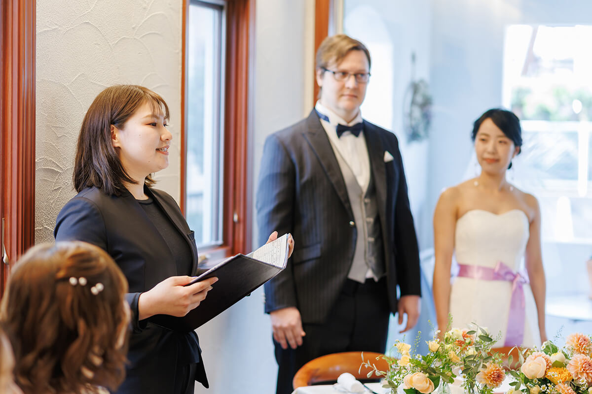 挙式シーン