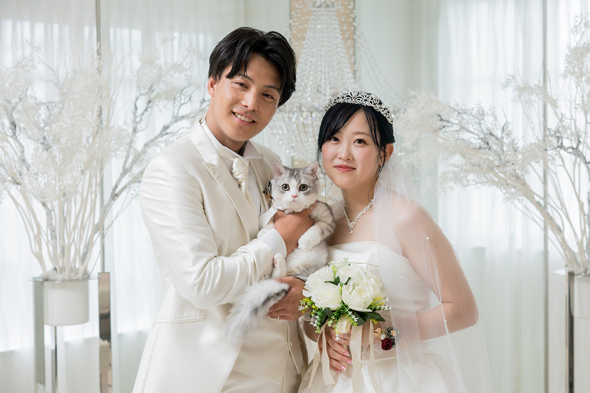 大切なペットとの撮影も◎