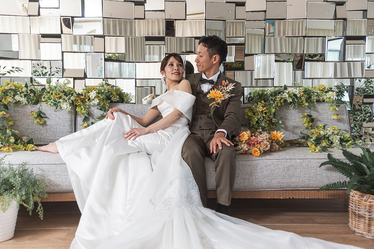 おしゃれなフォトスポットでの撮影も可能