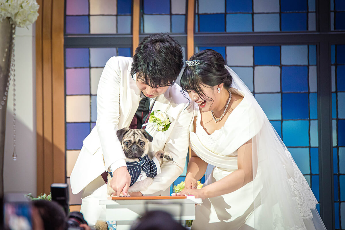 ペットと結婚式